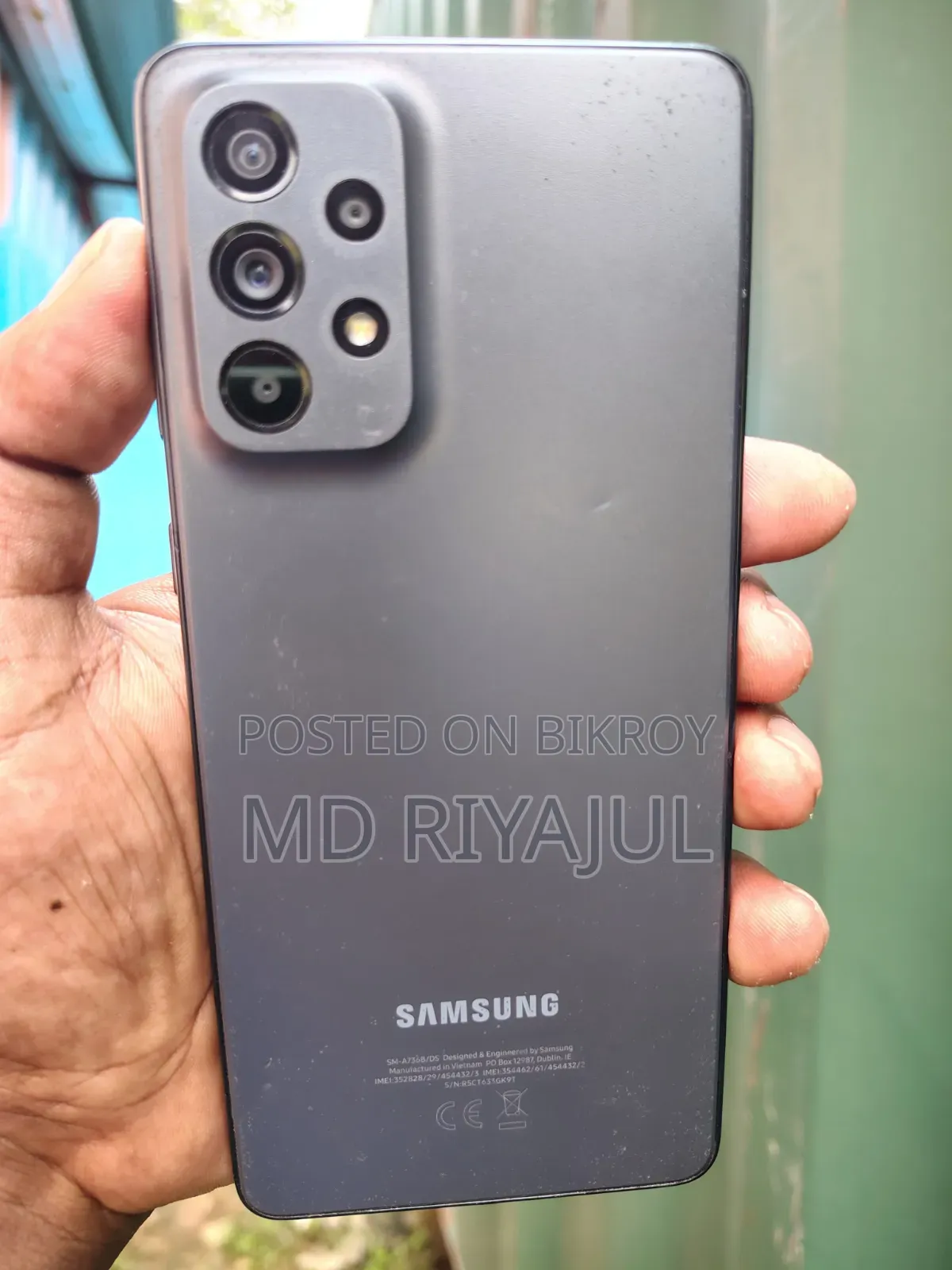 স্যামসাং গ্যালাক্সি এ৭৩ ৫জি ১২৮ জিবি ধূসর