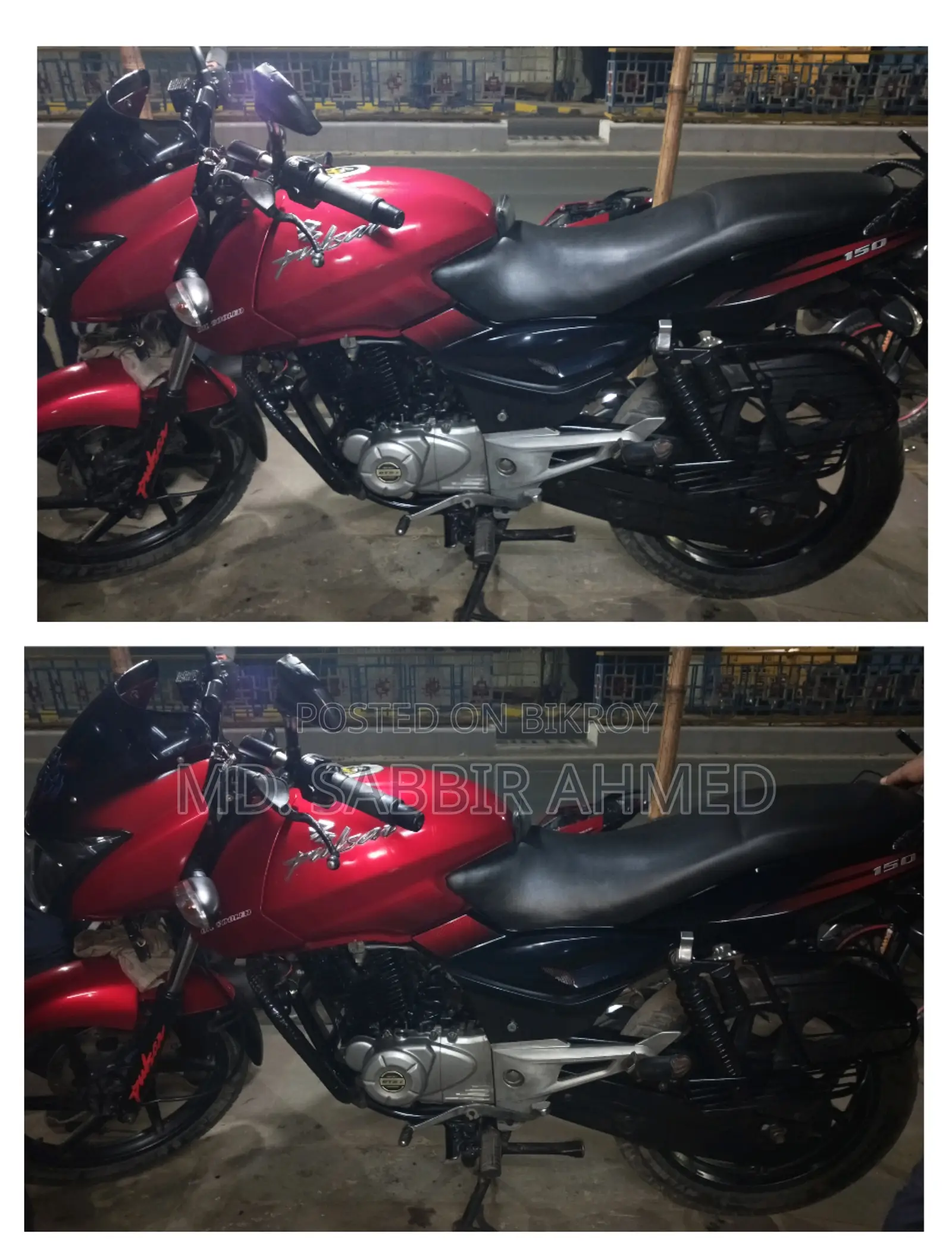 Bajaj Pulsar 150 2012 Red
