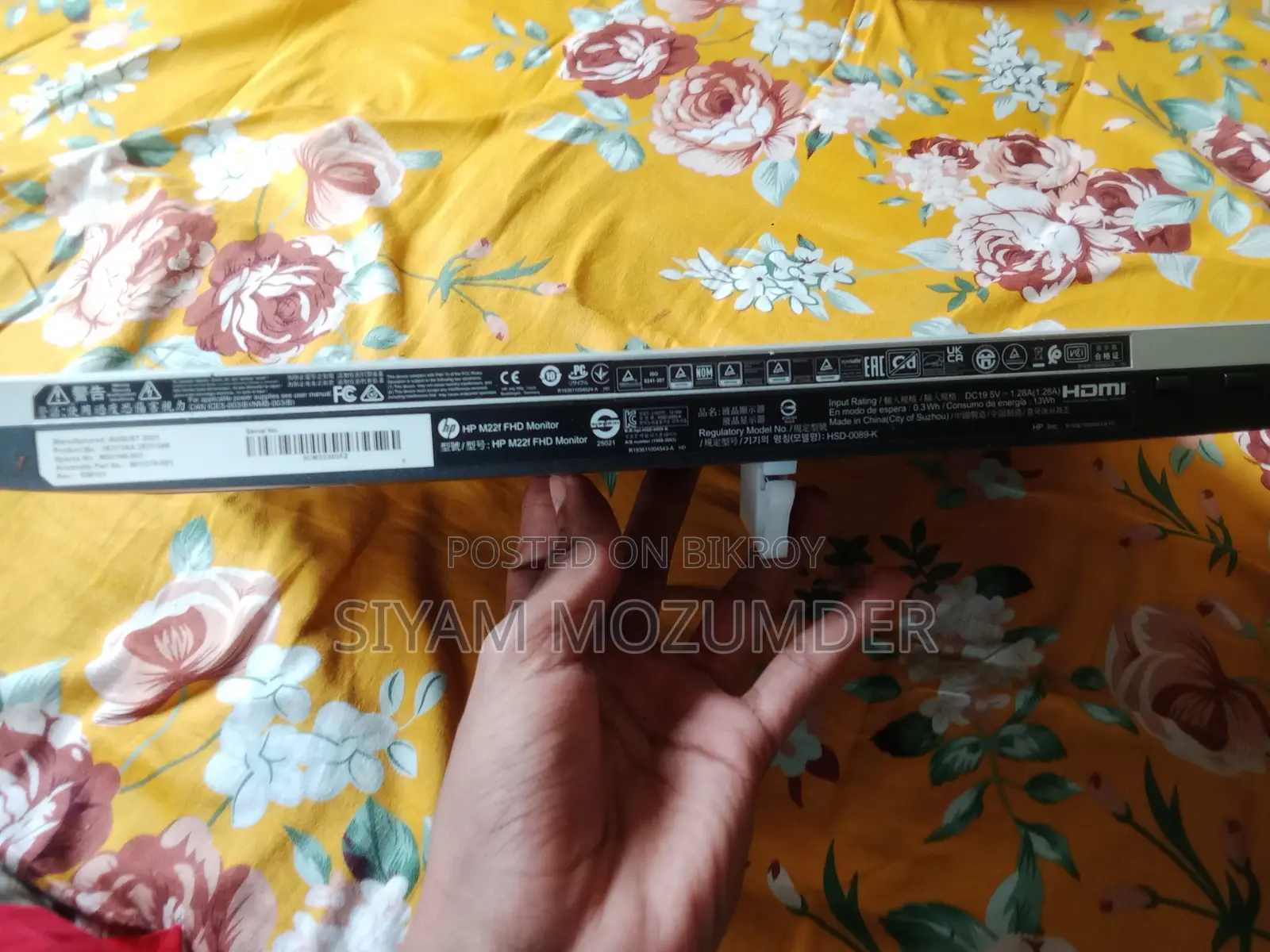 Hp M22f 21.5" Monitor