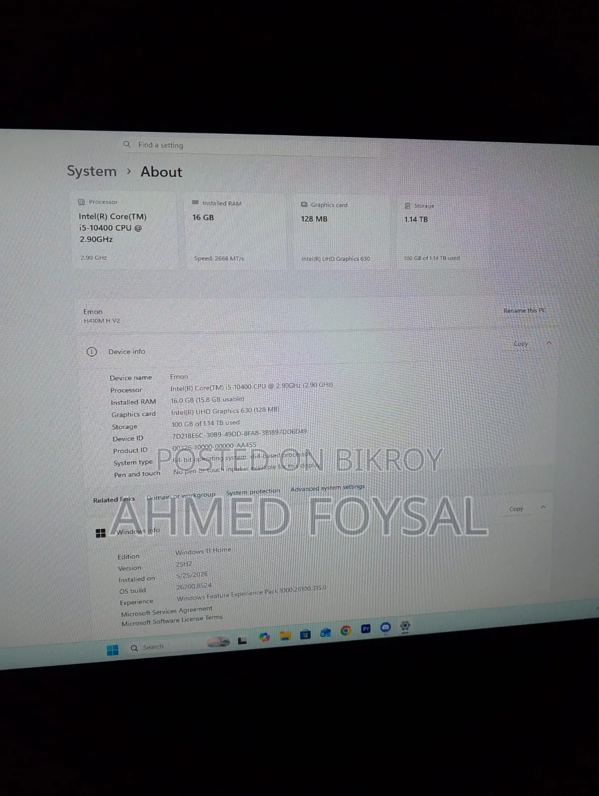 Gigabyte GA-H110MSTX-HD3-ZK 16GB Intel Core i5 HDD+SSD 1TB