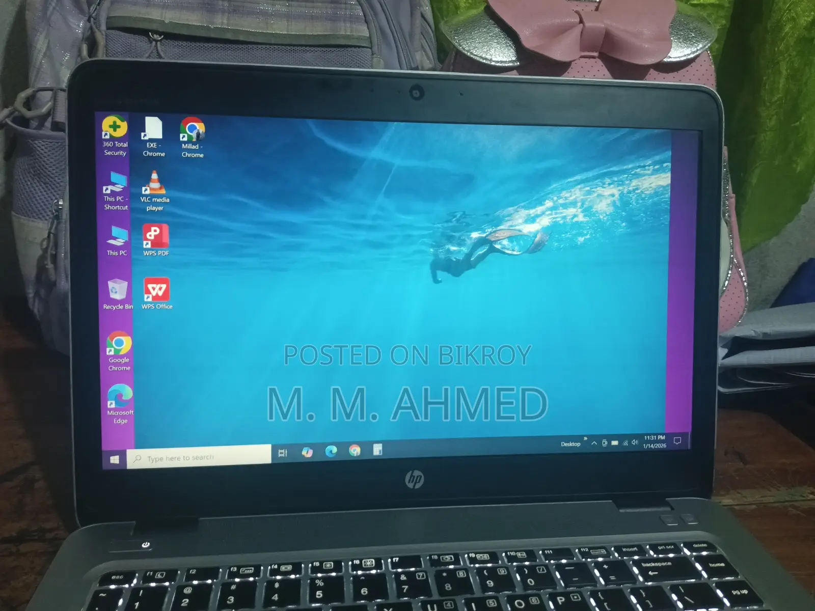 Laptop HP EliteBook 840 G3 8GB Intel Core I5 SSD 256GB