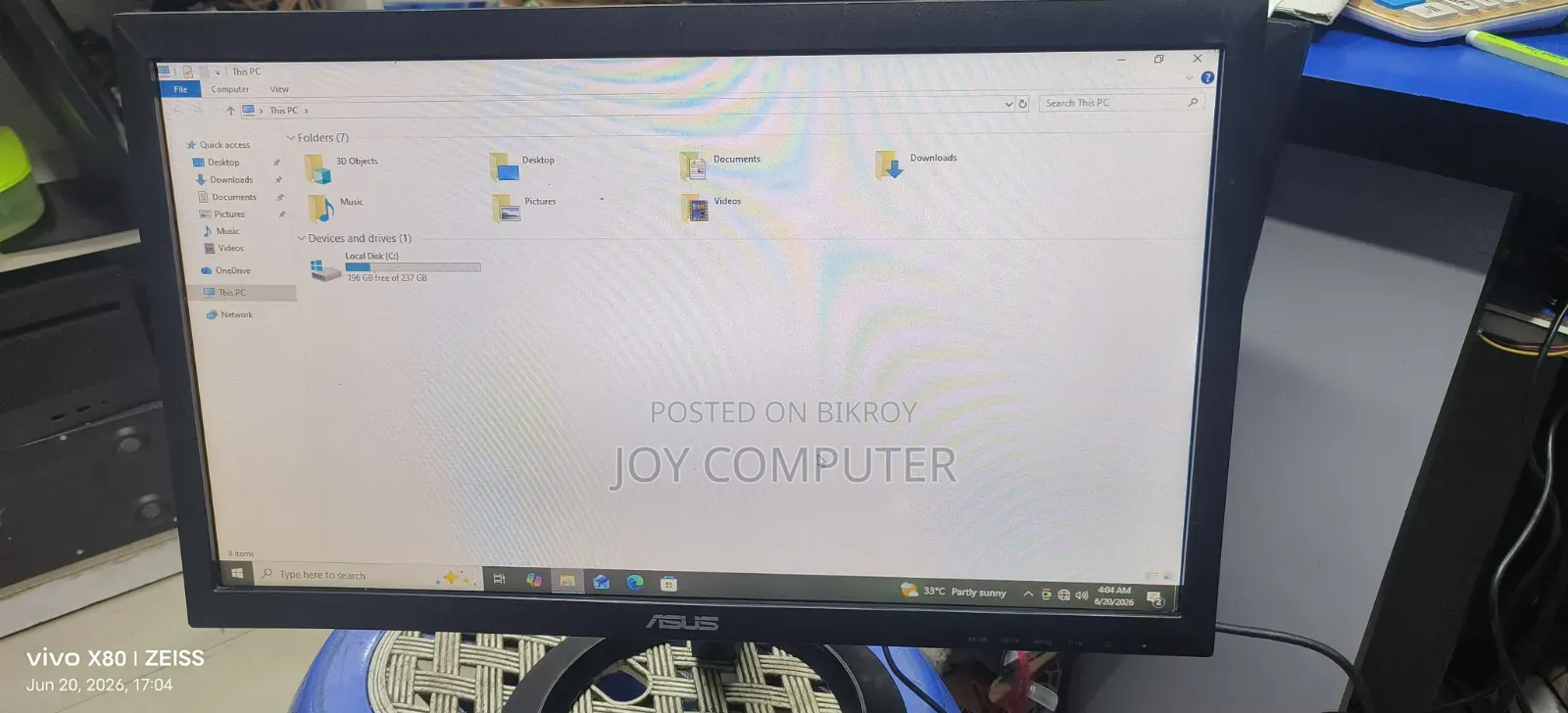 20" Asus Monitor