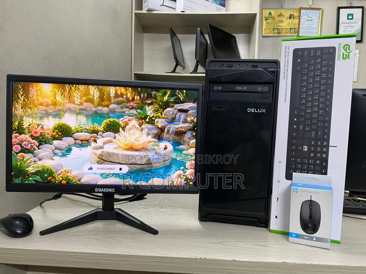 Desktop Computer 4GB Intel Core I3 SSD 128GB