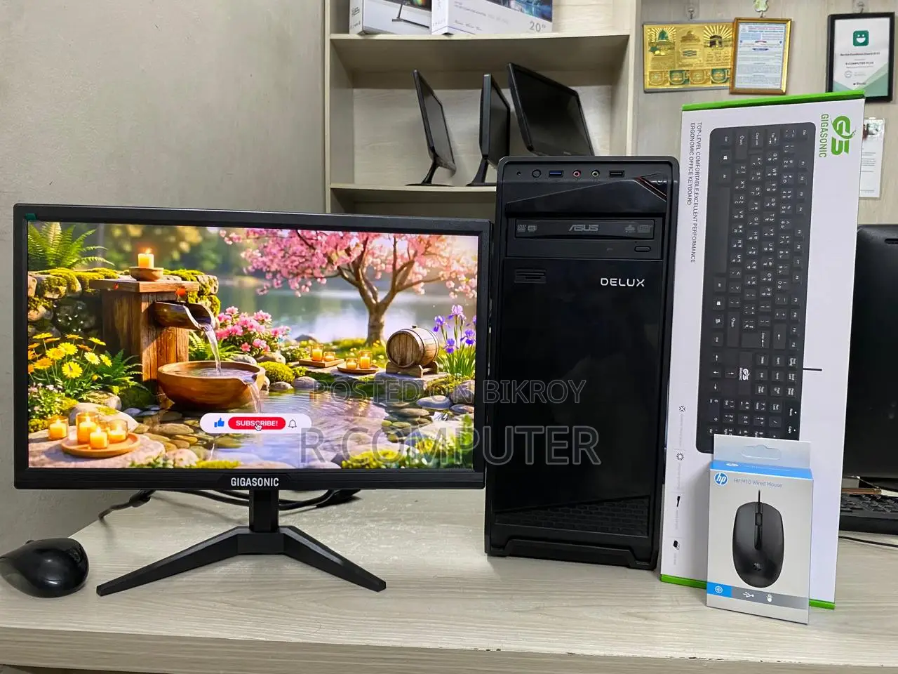 Desktop Computer 4GB Intel Core I3 SSD 128GB