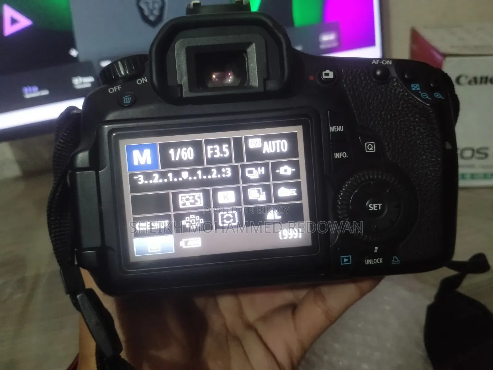 Canon 60d+ 18-200 Zoom Lens (Full Setup)