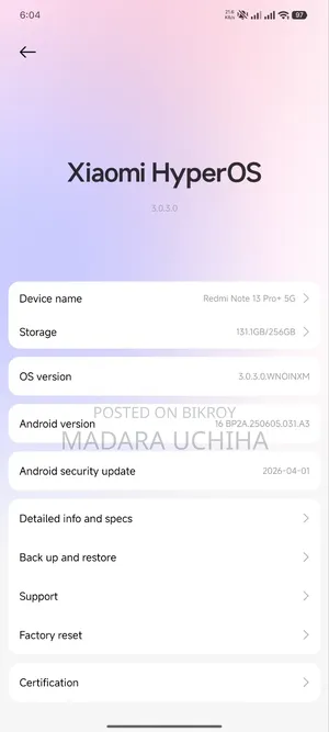 Xiaomi Redmi Note 13 Pro+ 256 GB