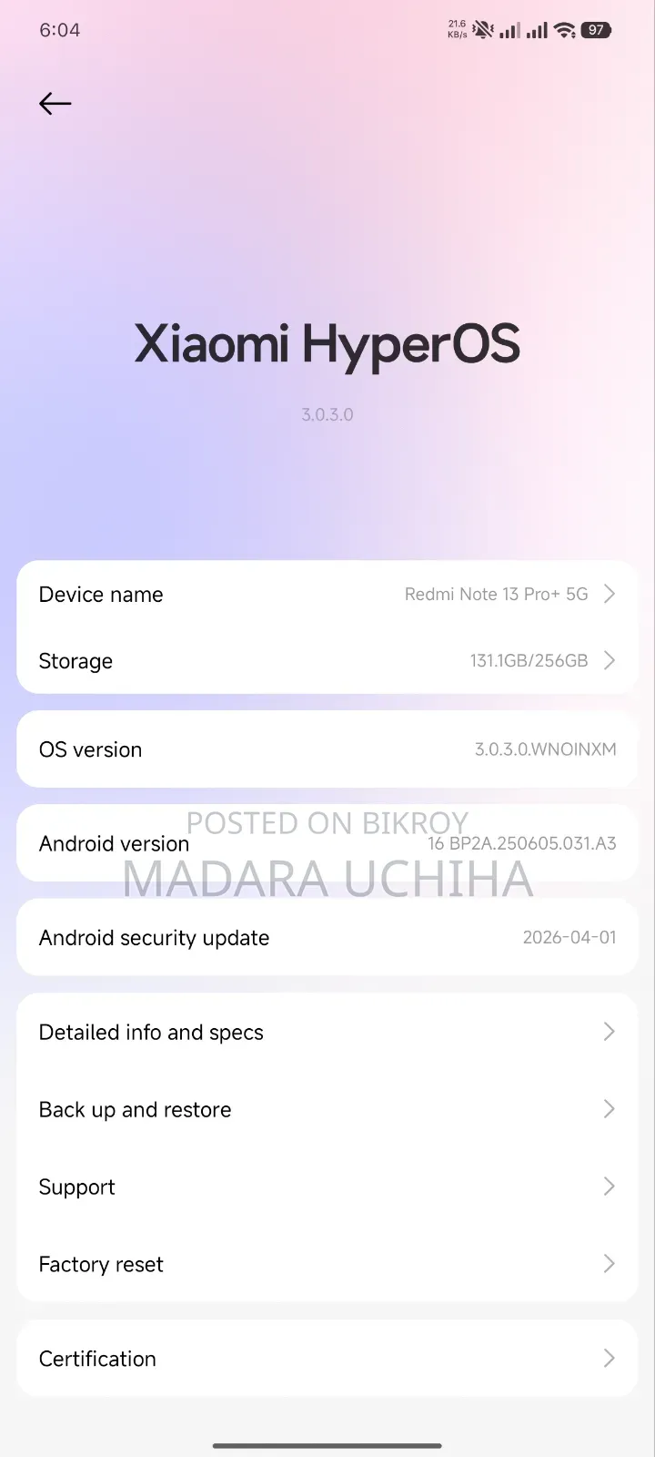 Xiaomi Redmi Note 13 Pro+ 256 GB