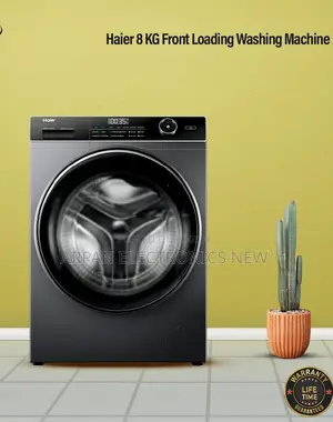 Official Warranty by Haier 8 Kg Front Loading Washing Machine