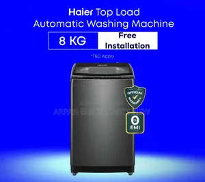 Emi Available Official Warranty by Haier 8 Kg Washing Machine