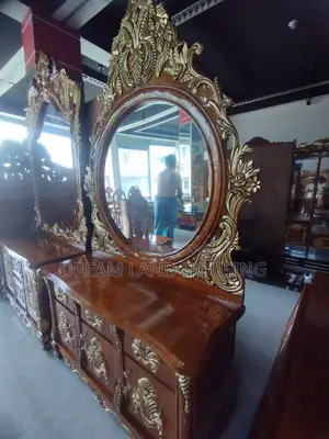 Original Chittagong Teak Wood Dressing Table for 35 Thousand Taka