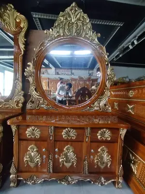 Original Chittagong Teak Wood Dressing Table for 35 Thousand Taka
