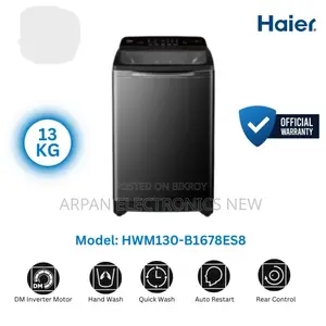 Haier 13 Kg Top Load Washing Machine Official Warranty