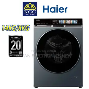 ১৪ কেজি হায়ার HWD140-BPD14387GNU1 অল-ইন-ওয়ান ওয়াশার ড্রায়ার