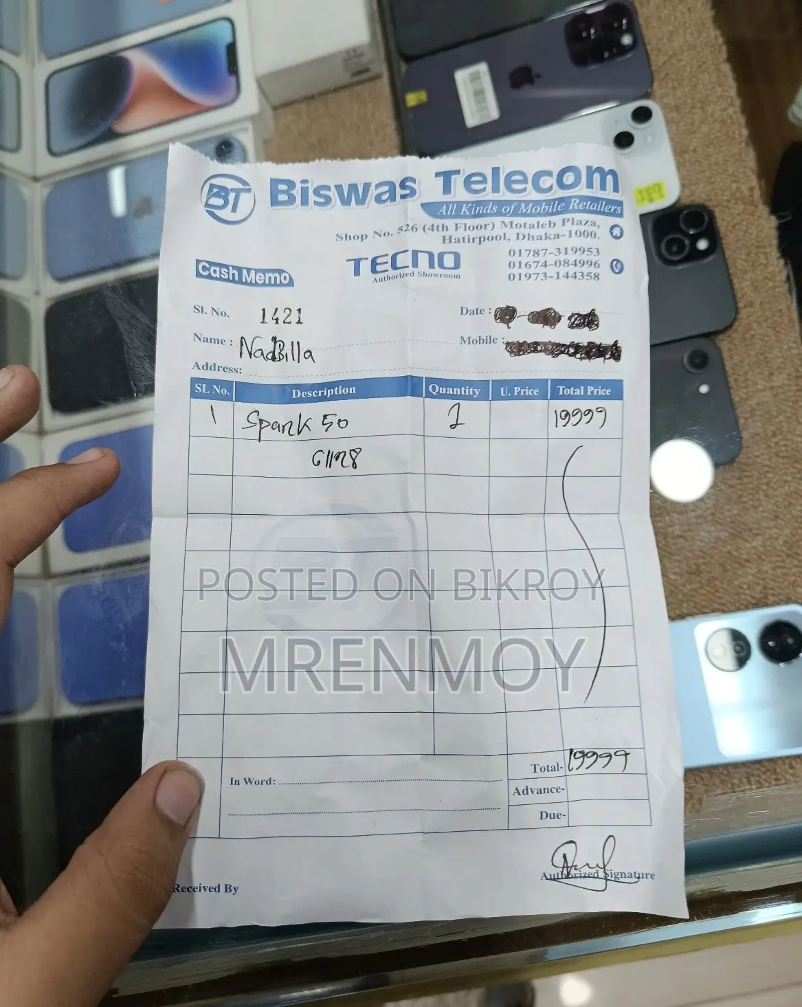 New Tecno Spark 50 128 GB Black