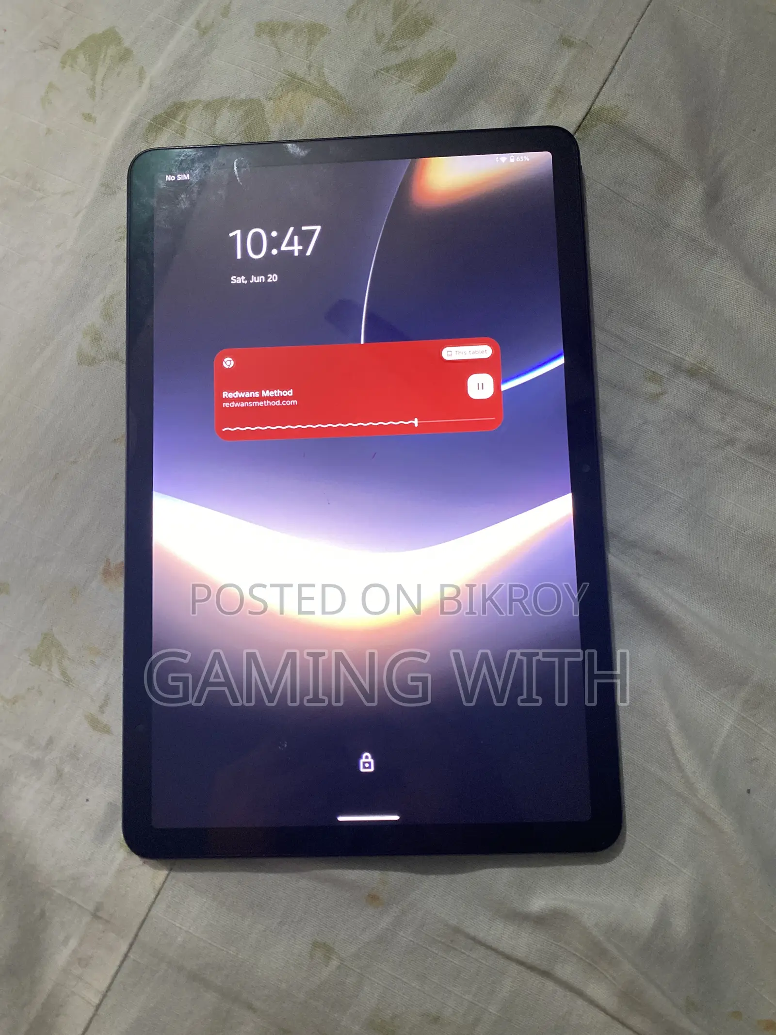 New Infinix Xpad 20 256 GB Gray