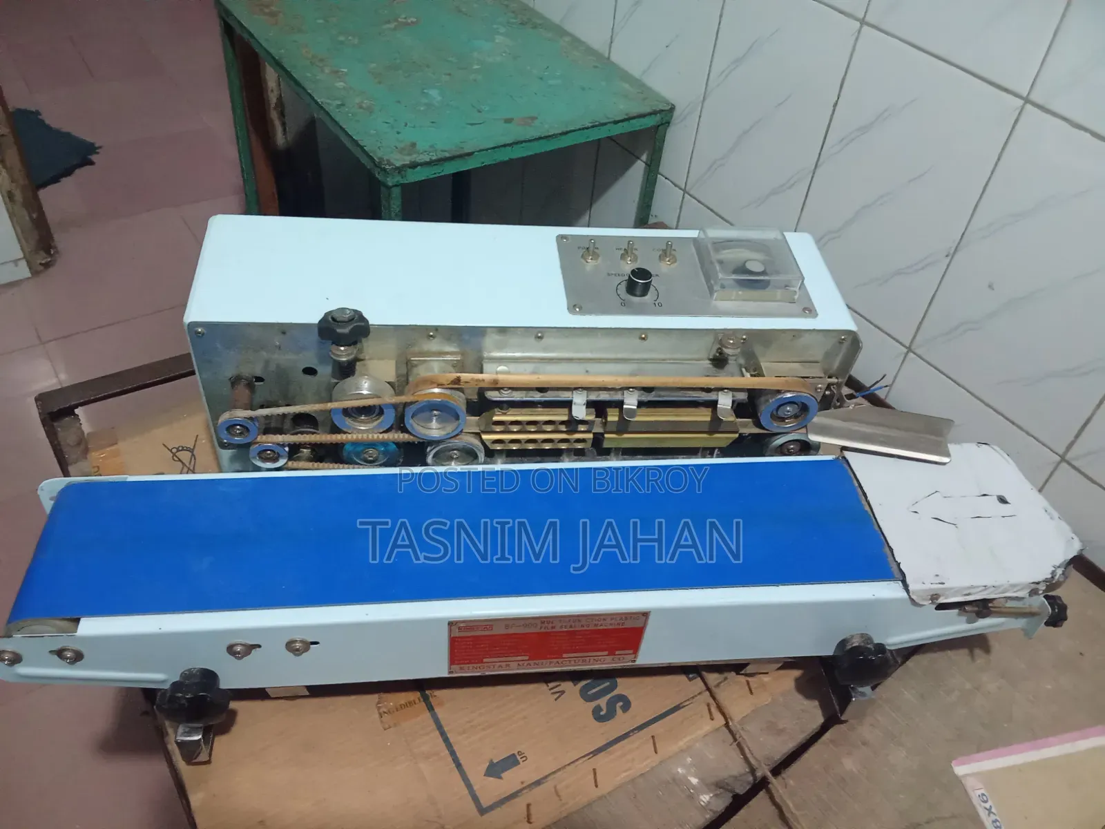 Fr-900 / Bf-900 Continuous Band Sealing Machine (Used, Good Condition)