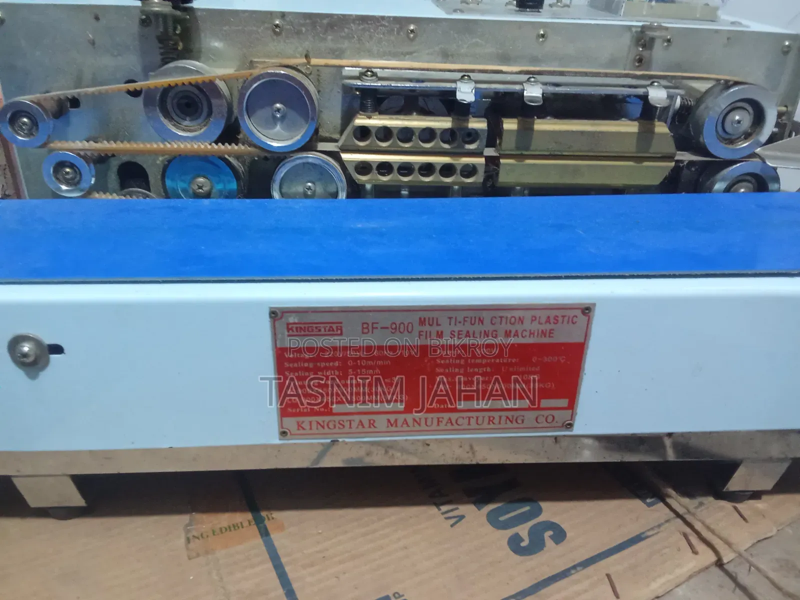 Fr-900 / Bf-900 Continuous Band Sealing Machine (Used, Good Condition)
