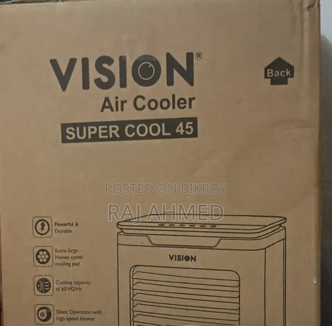 New Condition Air Cooler 45L