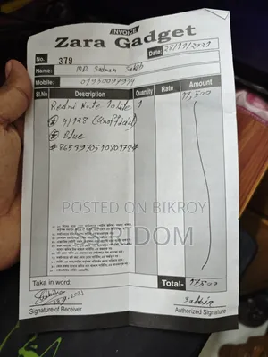 শাওমি রেডমি নোট ৯ প্রো ১২৮ জিবি ব্লু