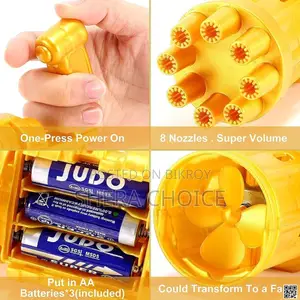 Gatling Bubble Cool Toys Gif for Summer Children Kids Plastic Toy