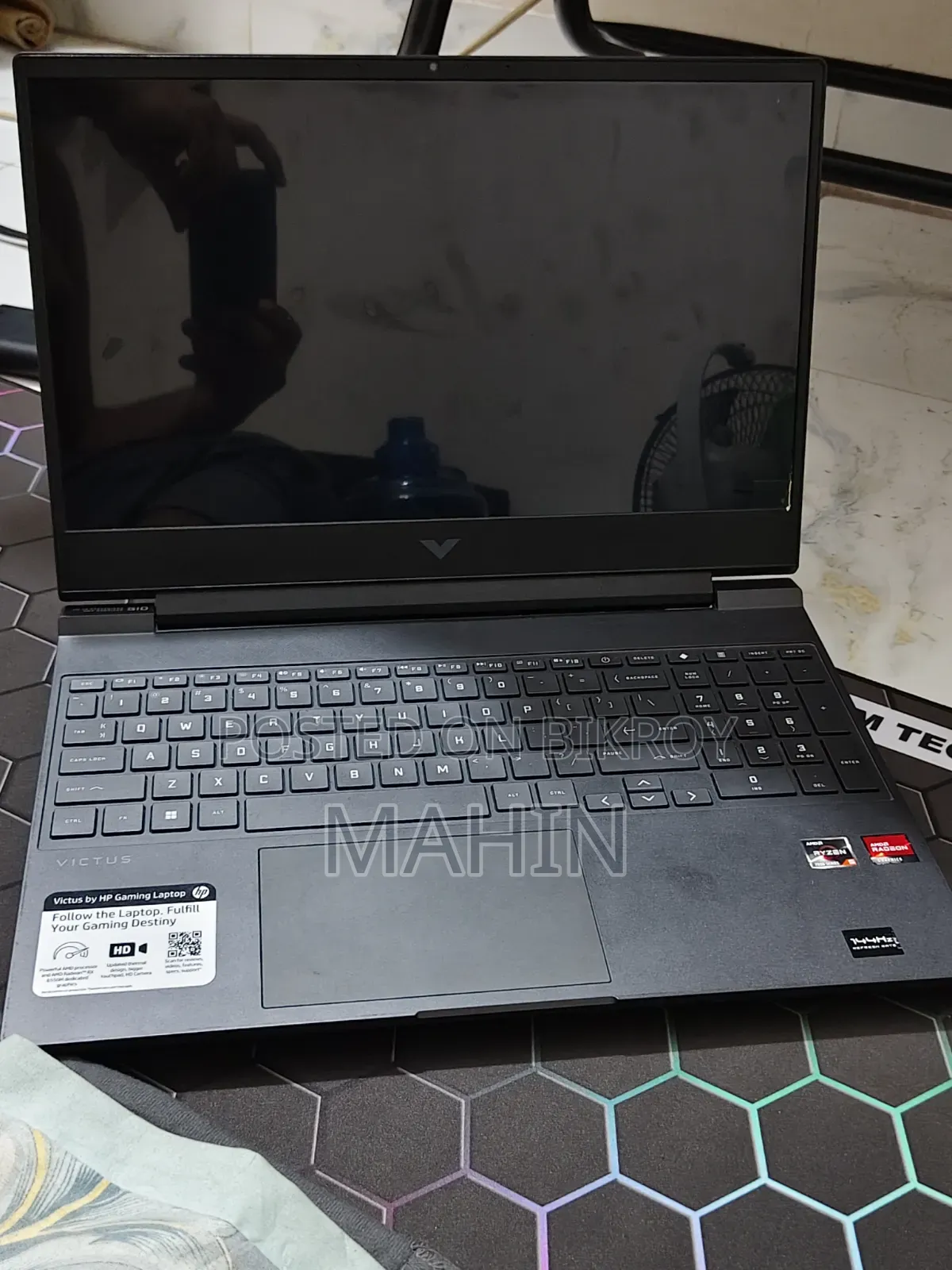 Laptop HP Victus 15 8GB AMD Ryzen 5 SSD 512GB