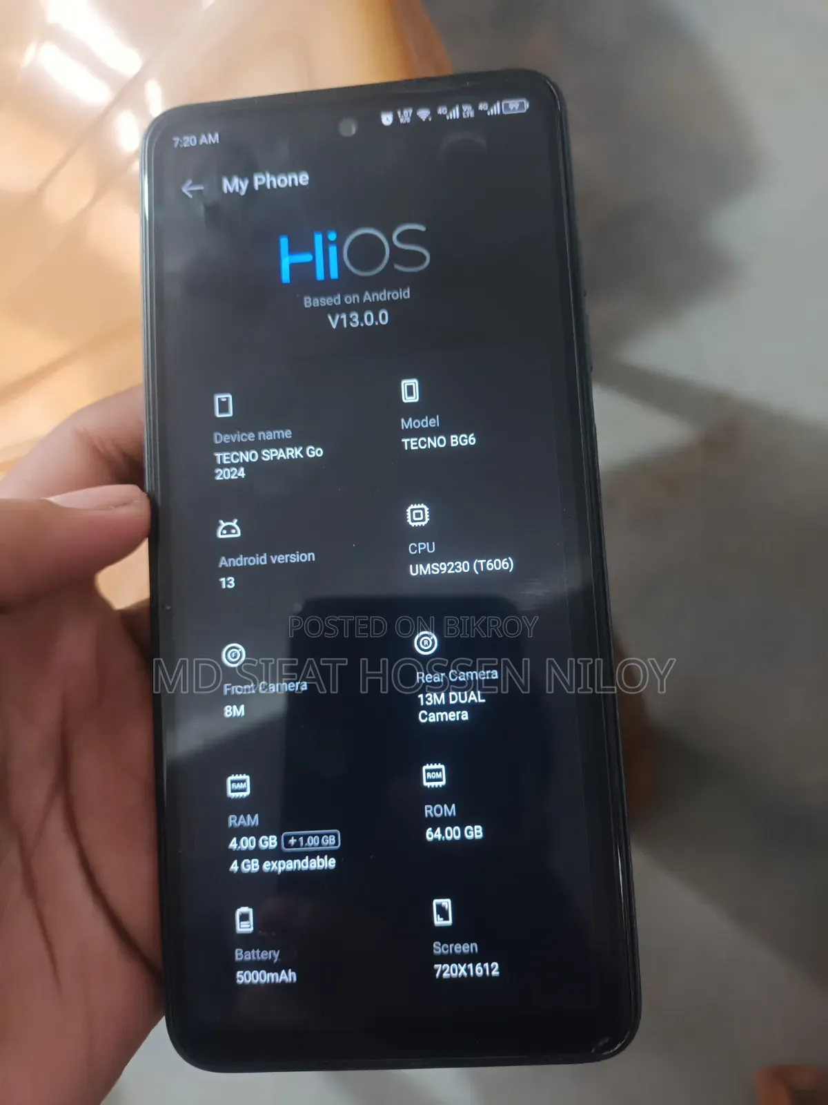 Tecno Spark Go 64 GB Black