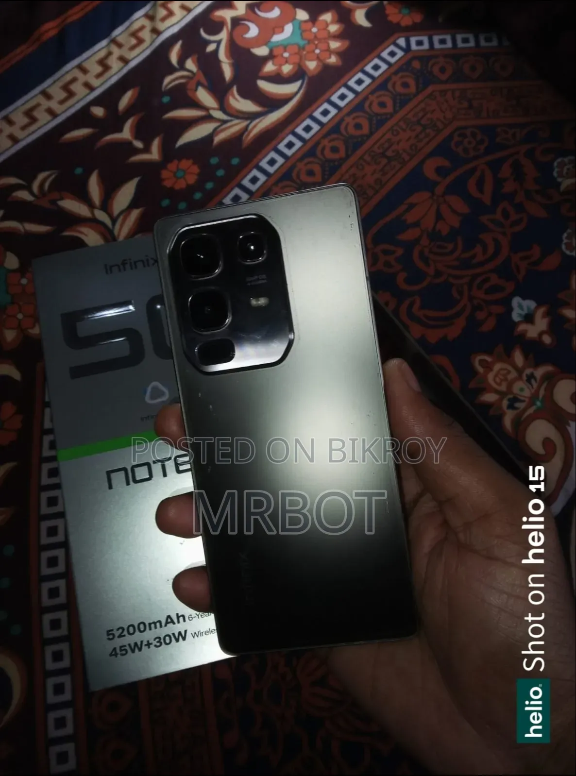 Infinix Note 50 4G 256 GB Silver