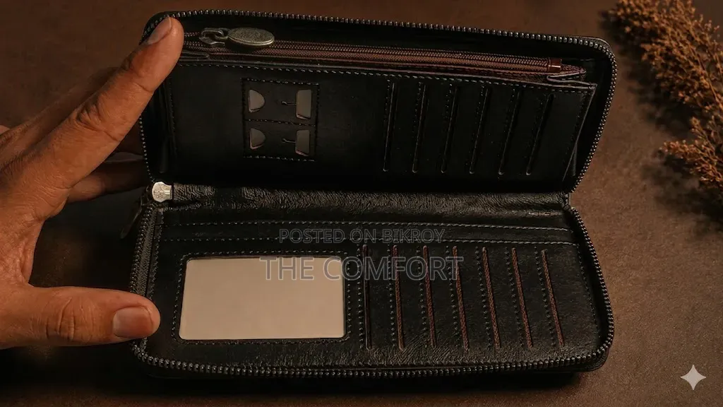 Men's Multifunctional Long Wallet