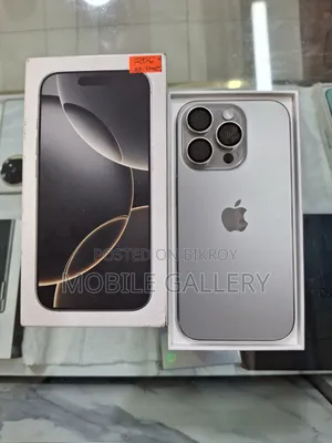 অ্যাপল আইফোন ১৬ প্রো ২৫৬ জিবি সিলভার