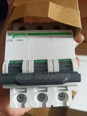Circuit Breaker (Mcb), 63a Schneider.