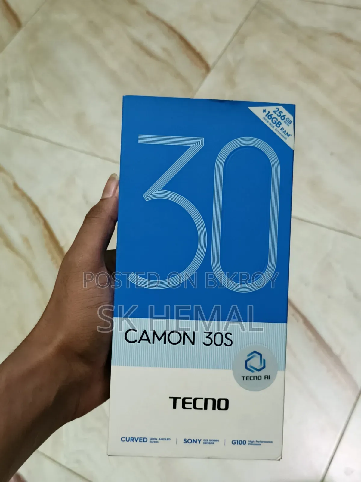 Tecno Camon 30S 256 GB Black