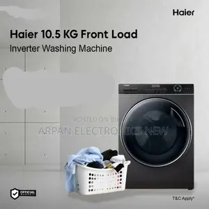 Haier 10 Kg Front Loading Washing Machine 12 Years Warranty Official