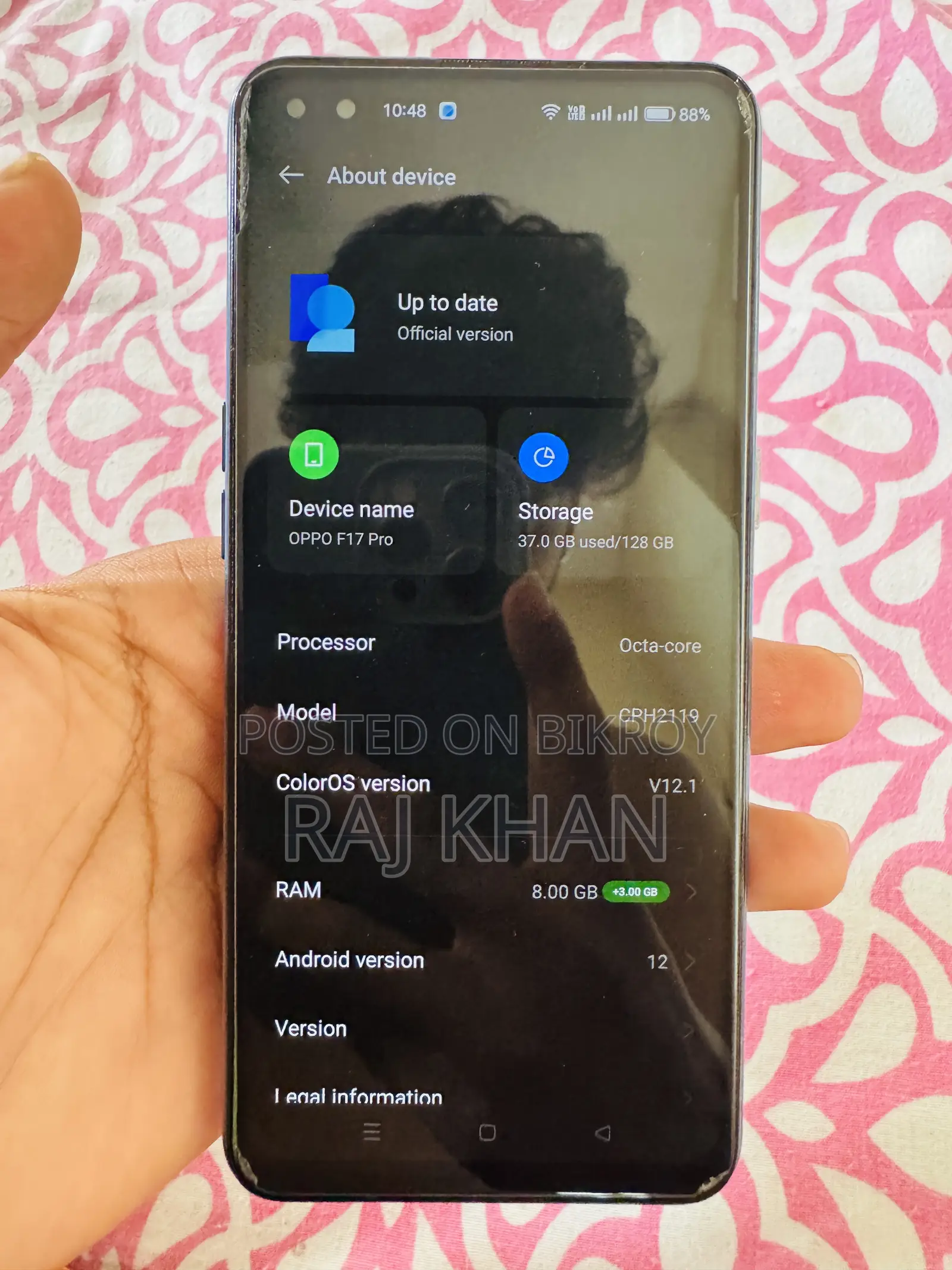 Oppo F17 Pro 128 GB Blue
