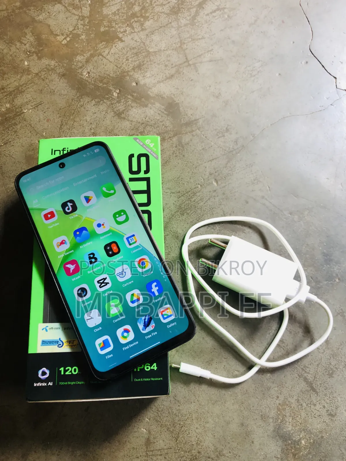 New Infinix Smart 10 64 GB Black