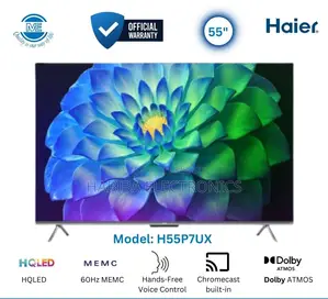 Haier H55p7ux 55" P7 Voice Control HQLED Smart Google TV