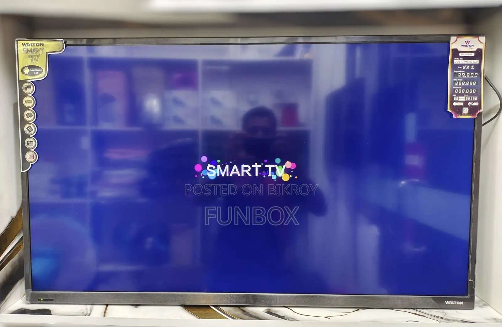 Brand New Walton 43" Android Smart Tv Flat 30% Off Model Ts43-Dl220
