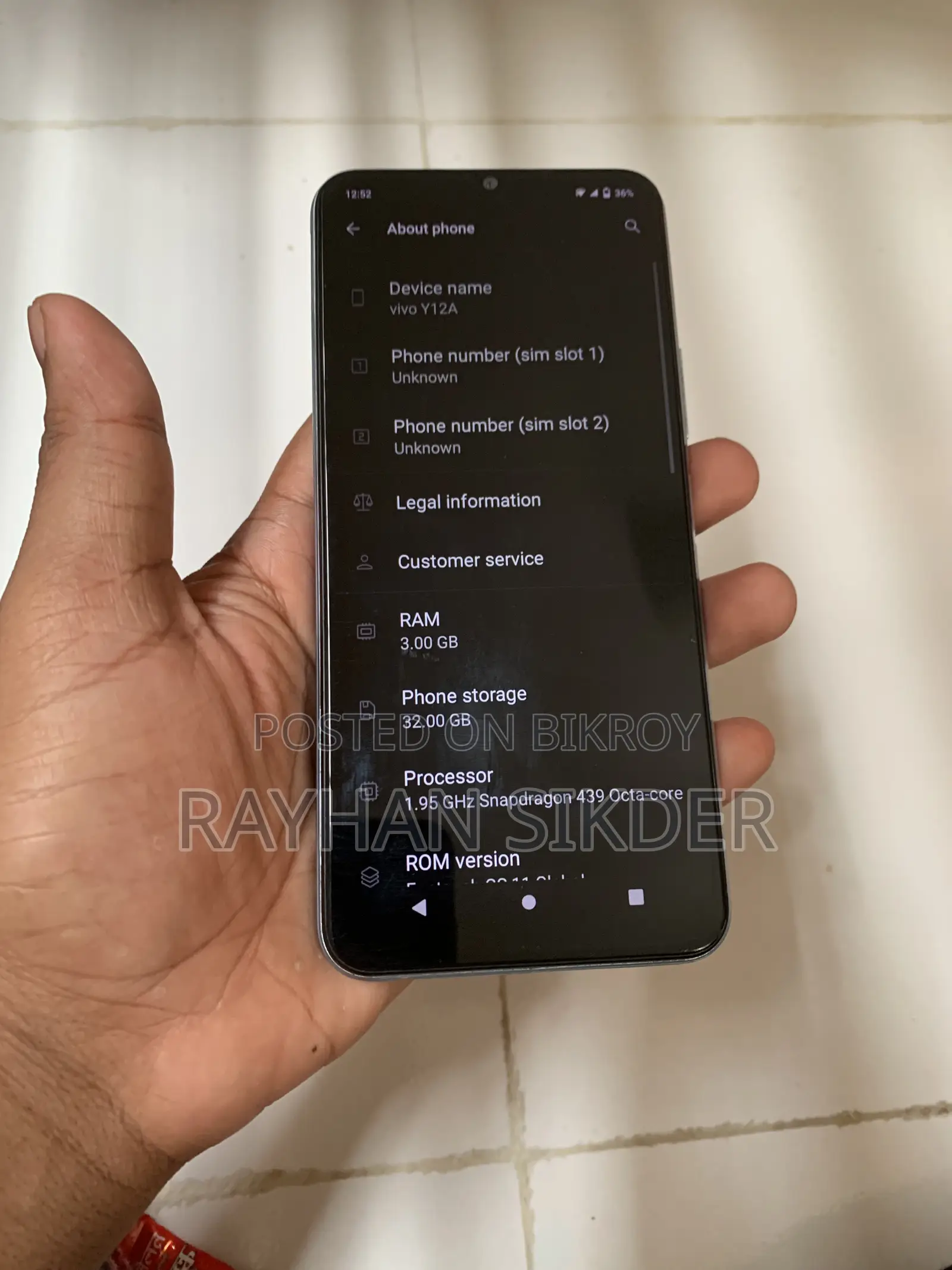 Vivo Y12 32 GB