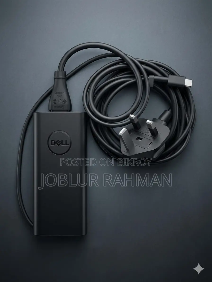 Dell 20V 3.25A 65W Type-C Laptop Charger Adapter