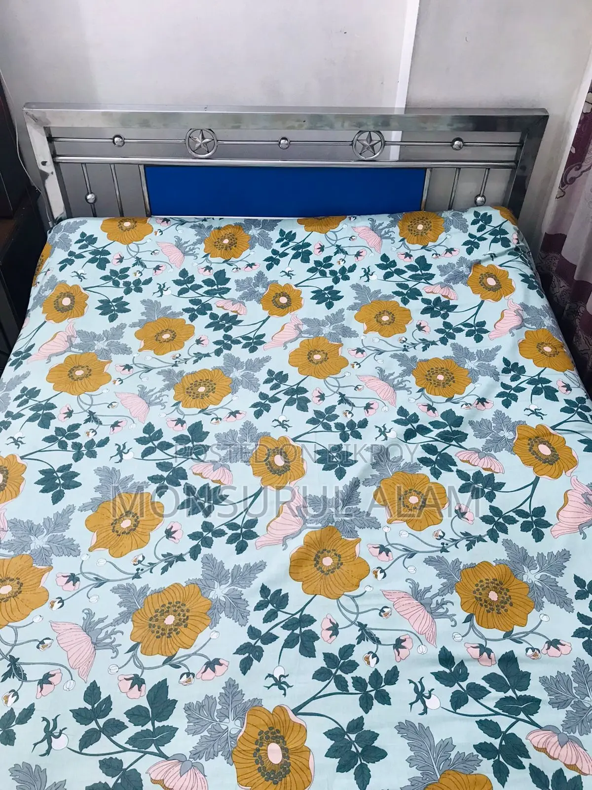 ৫×৭ ফিট স্টেইনলেস স্টিল খাট