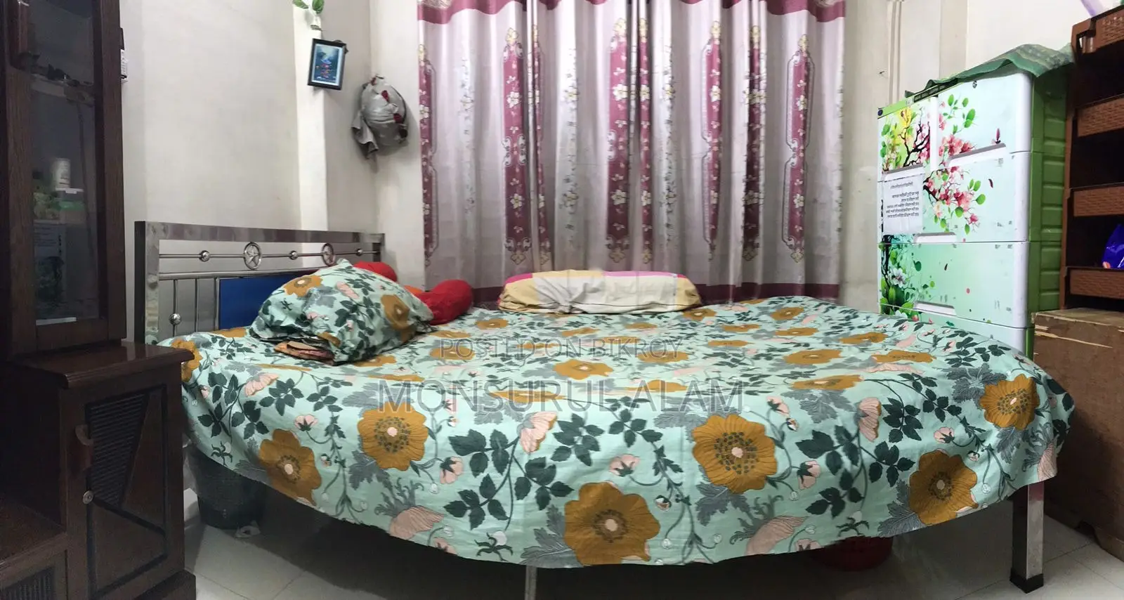৫×৭ ফিট স্টেইনলেস স্টিল খাট