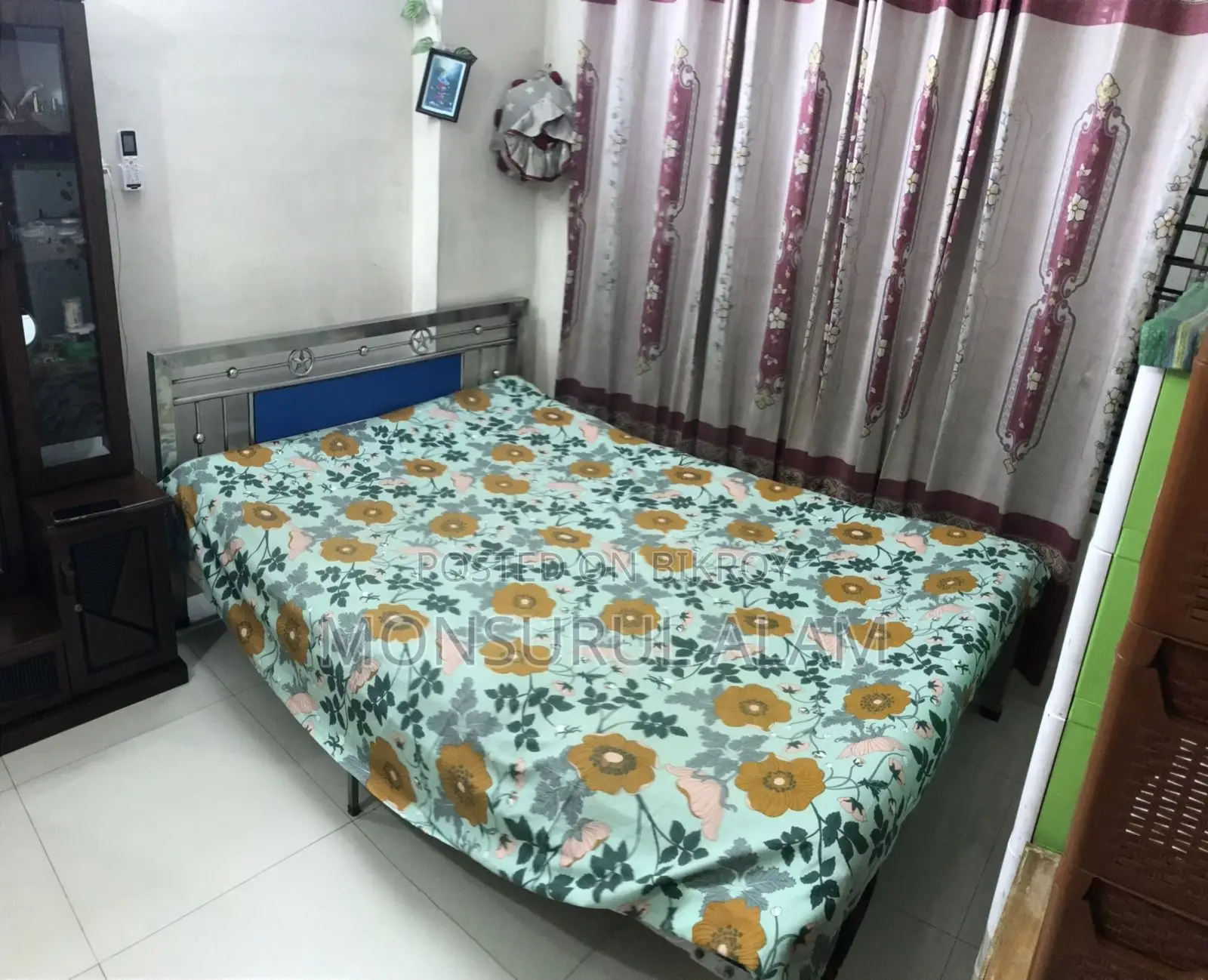 ৫×৭ ফিট স্টেইনলেস স্টিল খাট