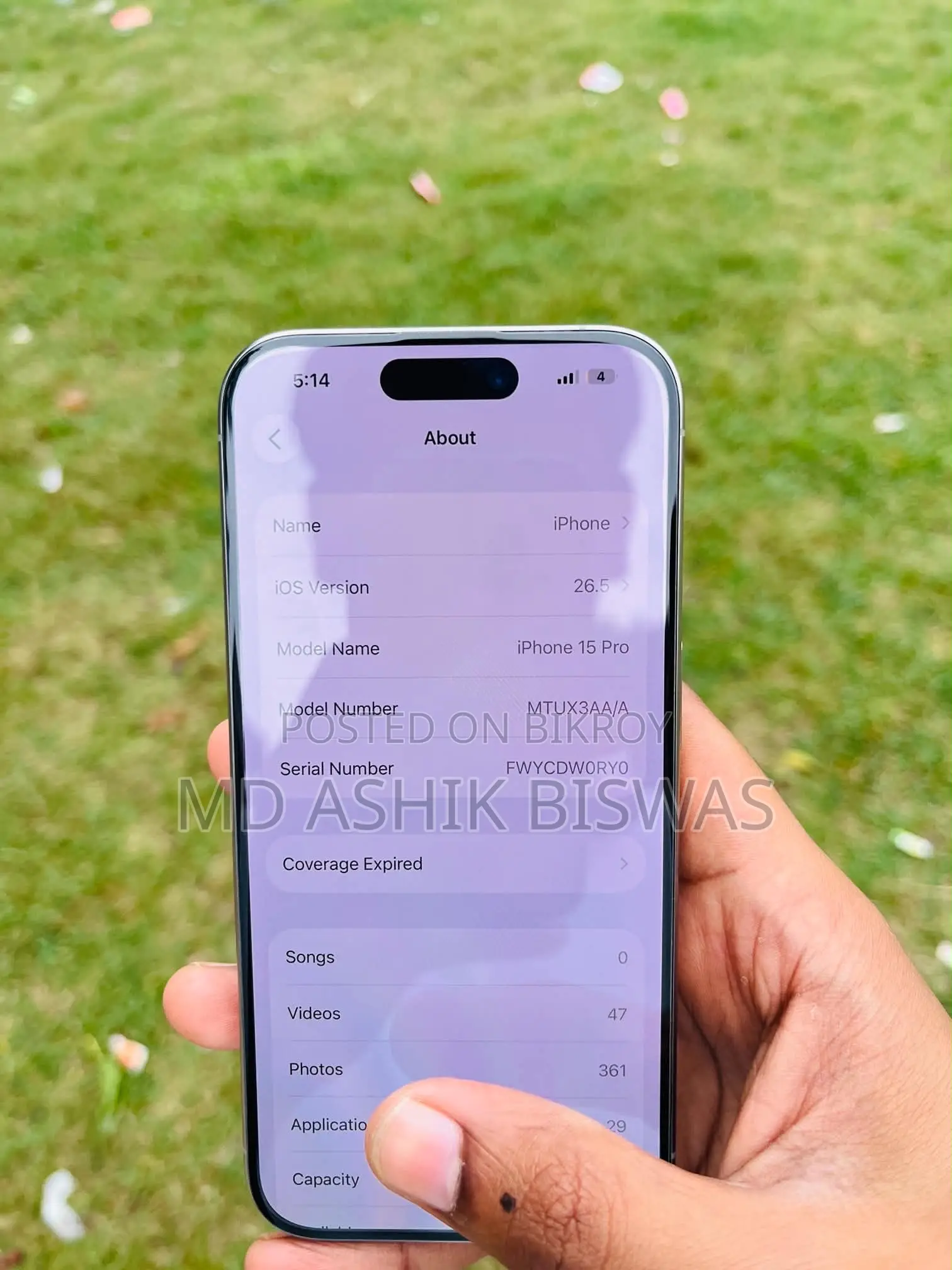 Apple iPhone 15 Pro 128 GB Silver