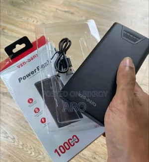 Ven-Dens ১০০০০mah পাওয়ার ব্যাংক Vd-Pb041 ফাস্ট চার্জিং পোর্টেবল