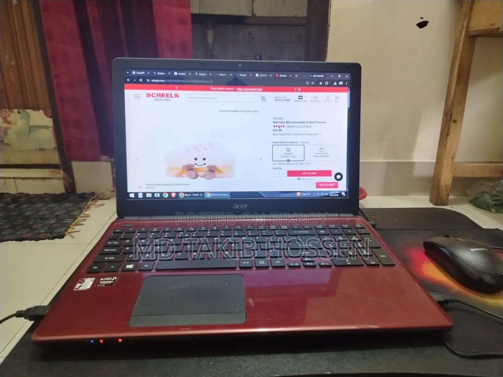 Laptop Acer Aspire 1 A115-31 8GB Intel Core I5 HDD 256GB