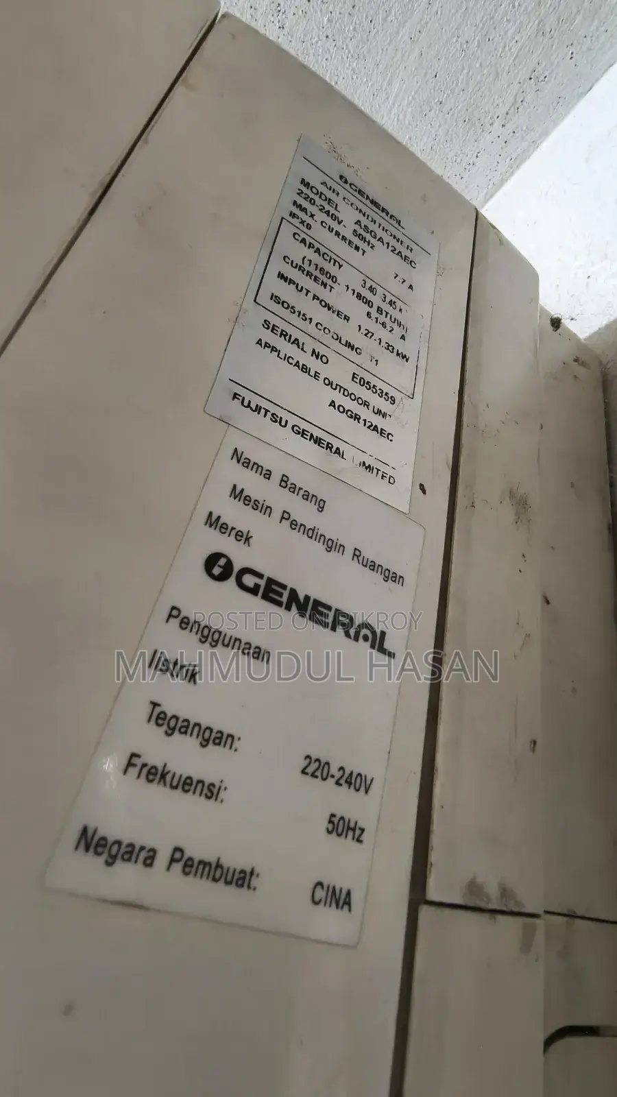 Genarel Ac 1 Ton