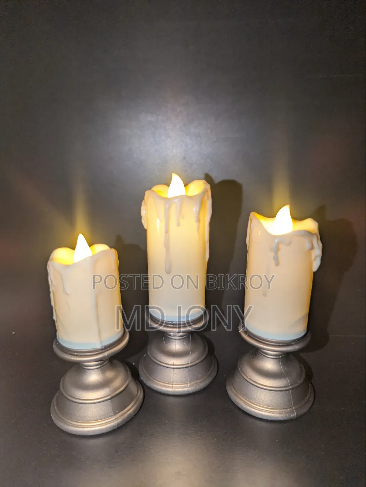 Led✨ Candle Set✨ ৩ পিছে এক সেট🧨