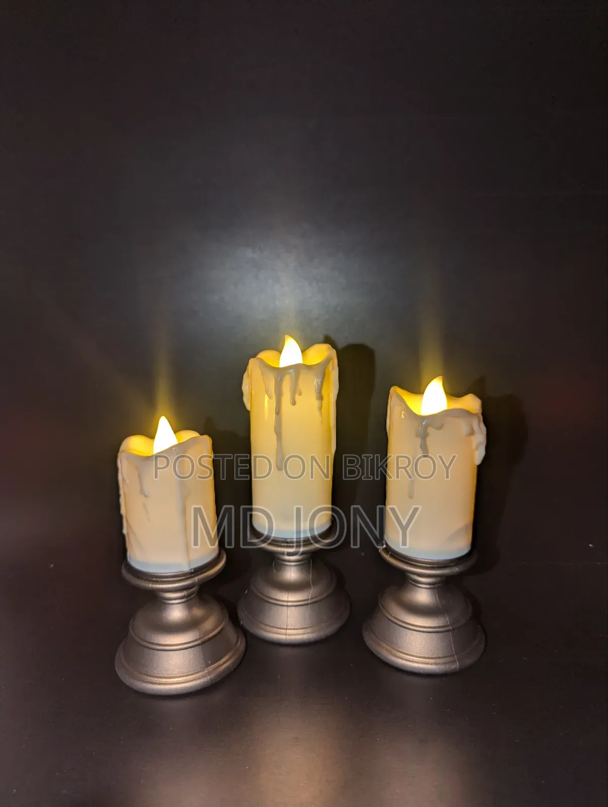 Led✨ Candle Set✨ ৩ পিছে এক সেট🧨