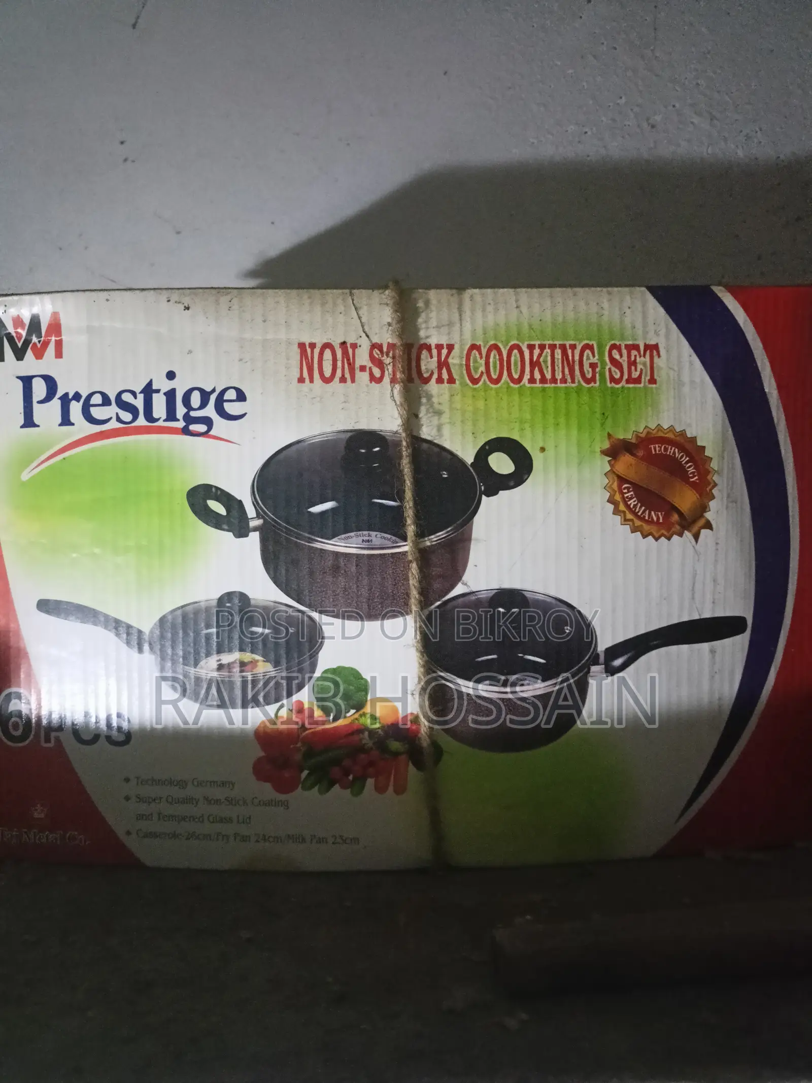 Prestige Non-Stick 6 PCS Cooking Set for sale