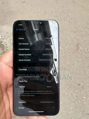 Apple iPhone X 256 GB Black