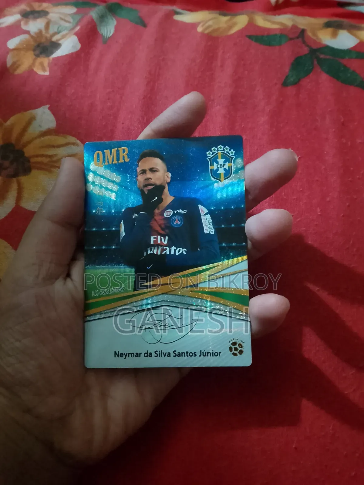 Neymar Singnature Card Is Just 1,500